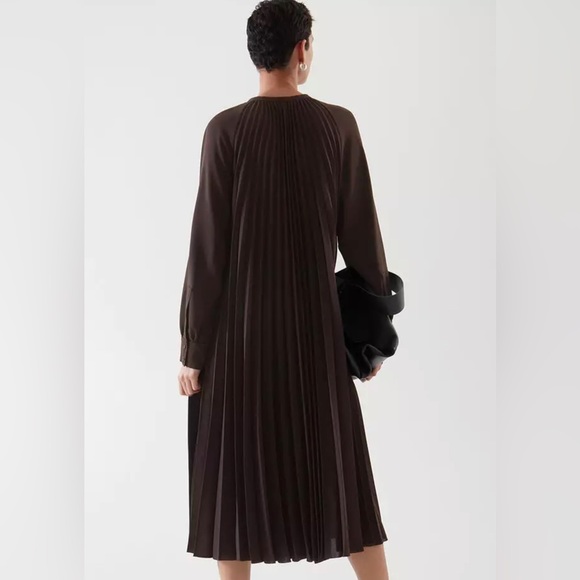 COS A-Line Pleated Dress - Picture 2 of 6